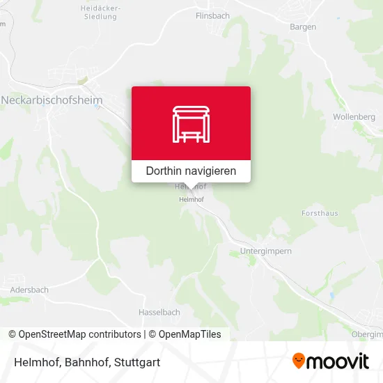 Helmhof, Bahnhof Karte
