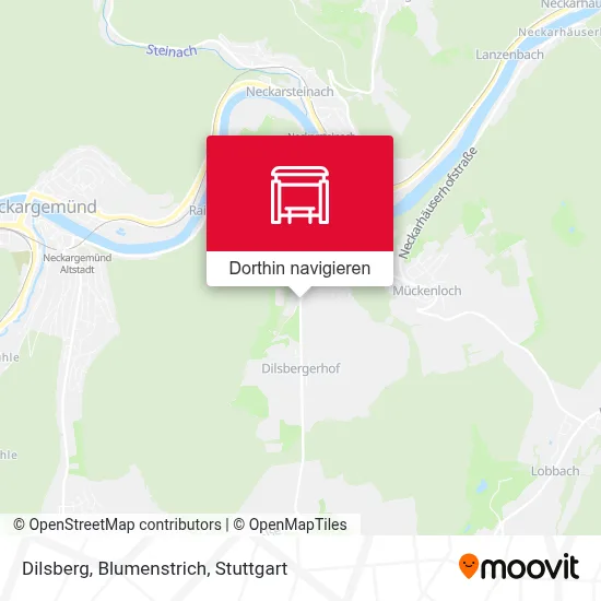 Dilsberg, Blumenstrich Karte