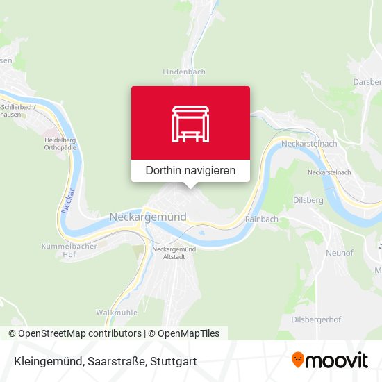 Kleingemünd, Saarstraße Karte