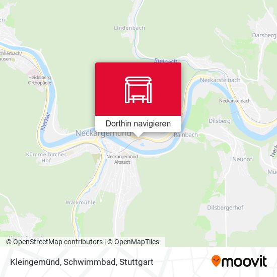 Kleingemünd, Schwimmbad Karte