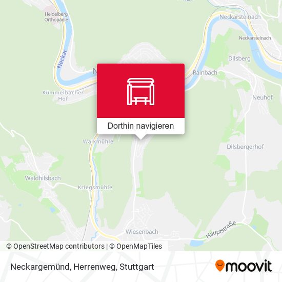 Neckargemünd, Herrenweg Karte