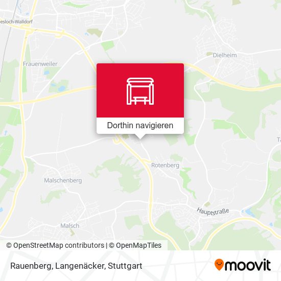 Rauenberg, Langenäcker Karte