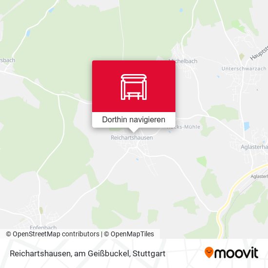 Reichartshausen, am Geißbuckel Karte