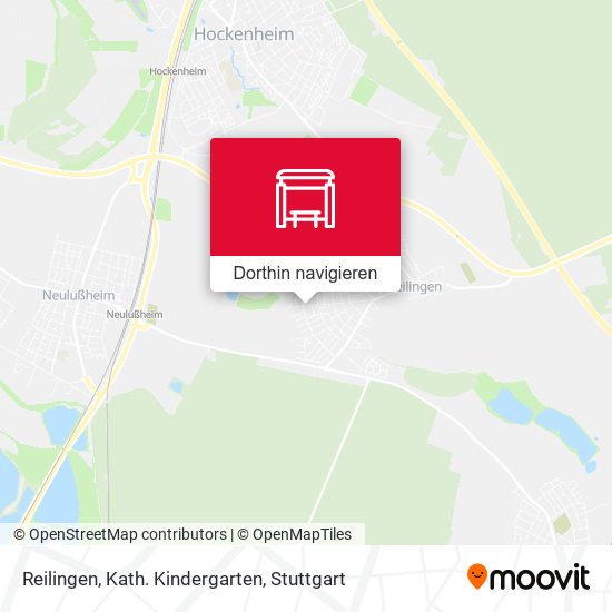 Reilingen, Kath. Kindergarten Karte
