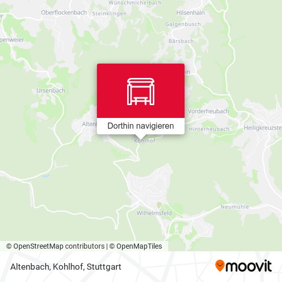 Altenbach, Kohlhof Karte