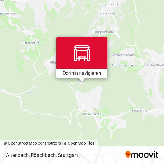 Altenbach, Röschbach Karte