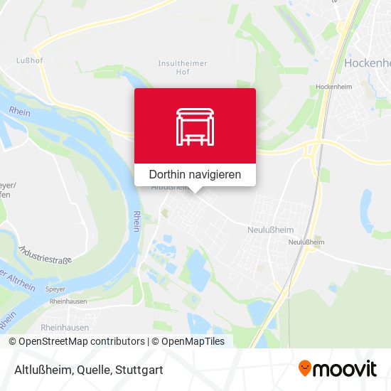 Altlußheim, Quelle Karte