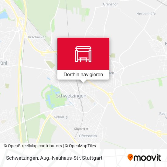 Schwetzingen, Aug.-Neuhaus-Str Karte