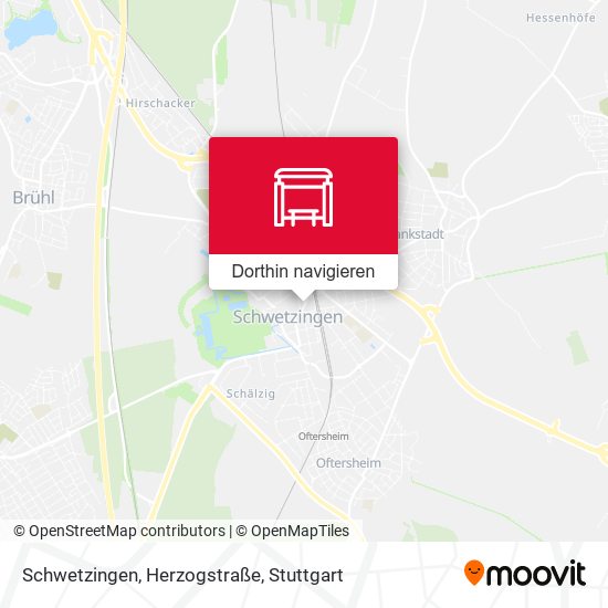 Schwetzingen, Herzogstraße Karte