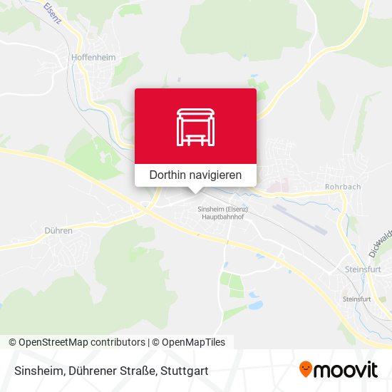 Sinsheim, Dührener Straße Karte