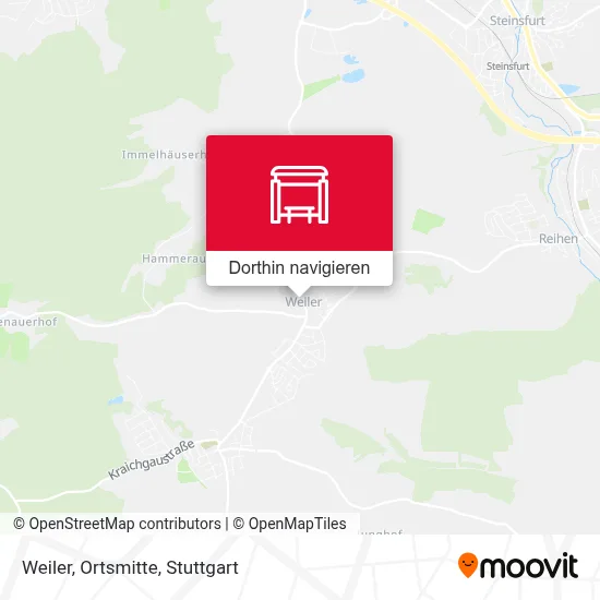 Weiler, Ortsmitte Karte