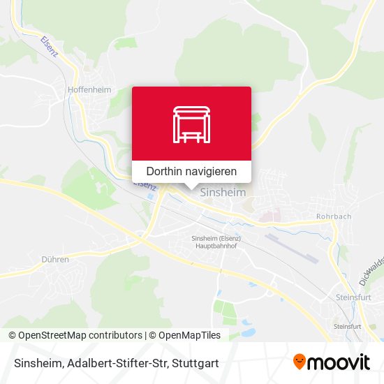 Sinsheim, Adalbert-Stifter-Str Karte