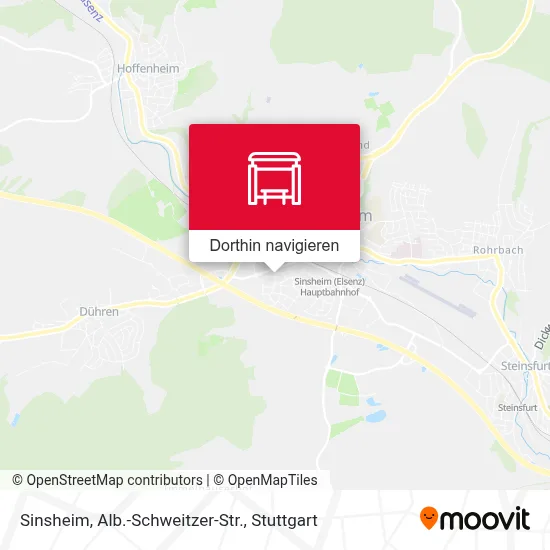 Sinsheim, Alb.-Schweitzer-Str. Karte