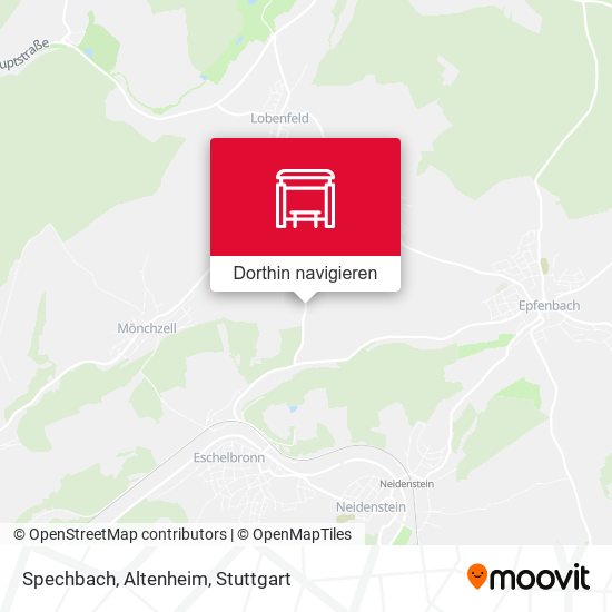 Spechbach, Altenheim Karte