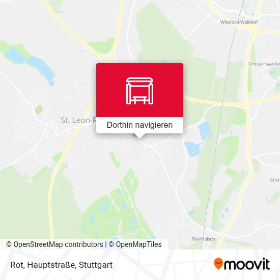 Rot, Hauptstraße Karte