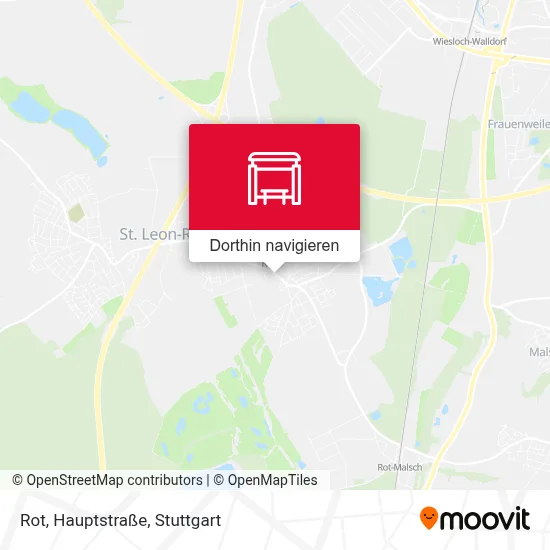 Rot, Hauptstraße Karte