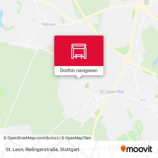 St. Leon, Reilingerstraße Karte