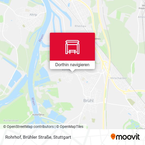 Rohrhof, Brühler Straße Karte