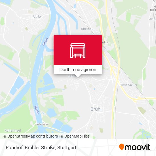 Rohrhof, Brühler Straße Karte