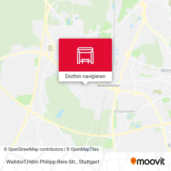 Walldorf,Hdm Philipp-Reis-Str. Karte