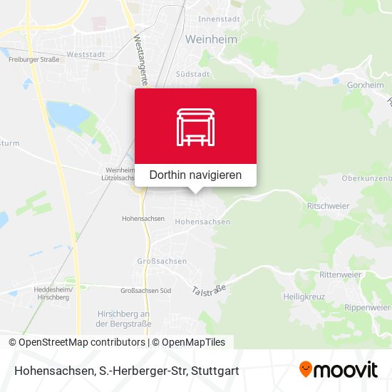 Hohensachsen, S.-Herberger-Str Karte