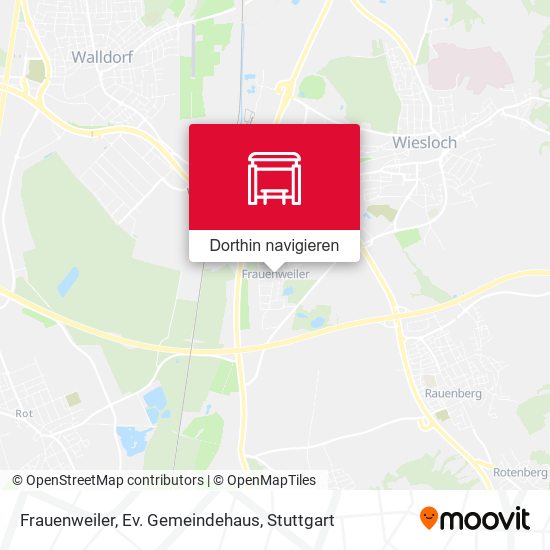 Frauenweiler, Ev. Gemeindehaus Karte