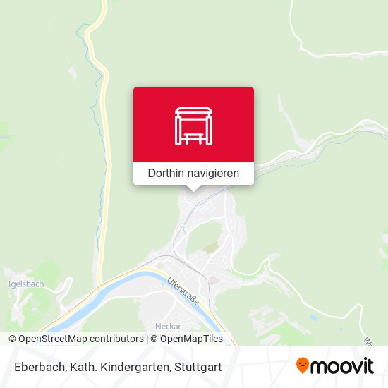 Eberbach, Kath. Kindergarten Karte
