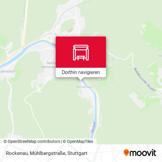 Rockenau, Mühlbergstraße Karte