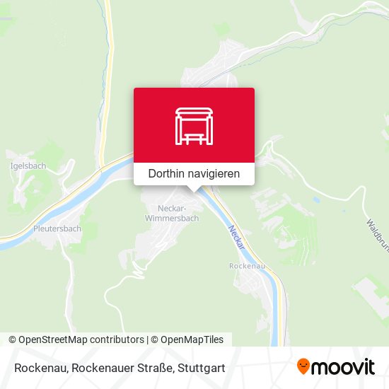 Rockenau, Rockenauer Straße Karte