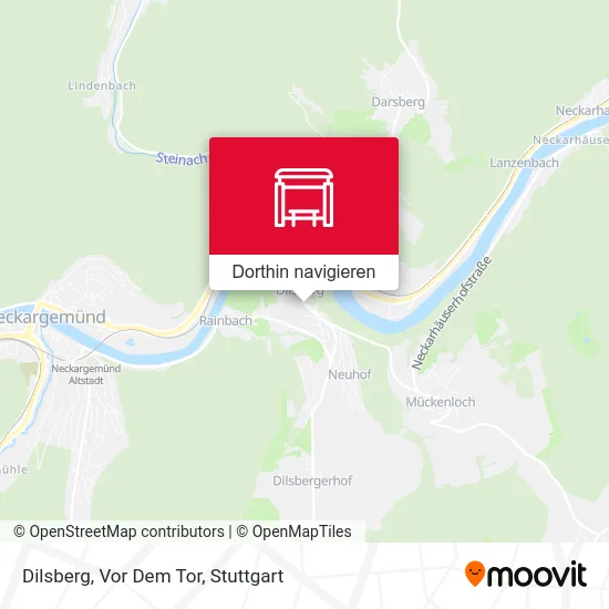 Dilsberg, Vor Dem Tor Karte