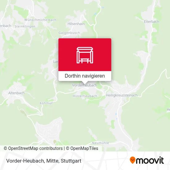 Vorder-Heubach, Mitte Karte