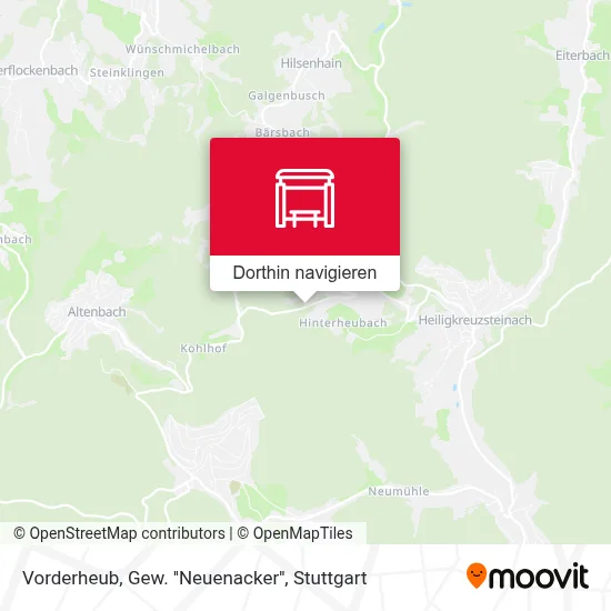 Vorderheub, Gew. ''Neuenacker'' Karte