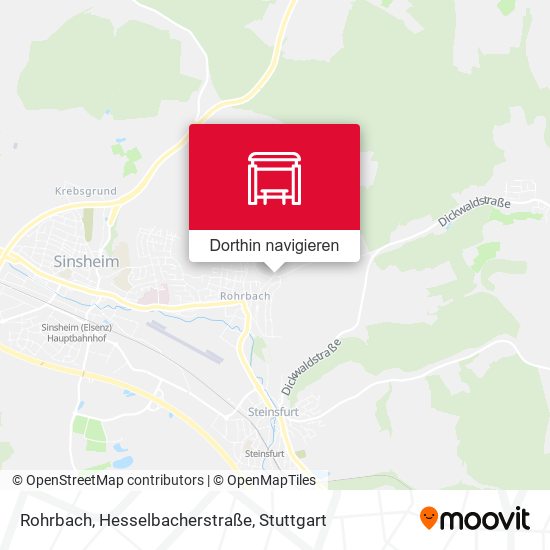 Rohrbach, Hesselbacherstraße Karte