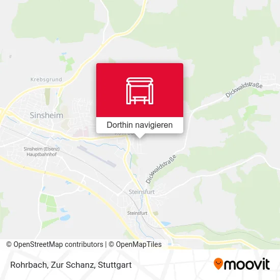 Rohrbach, Zur Schanz Karte
