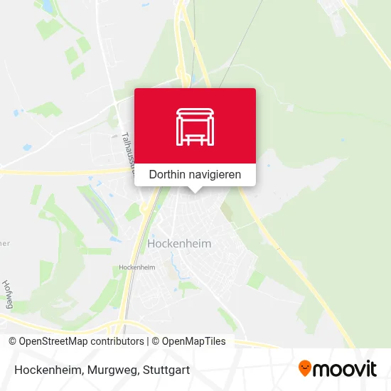 Hockenheim, Murgweg Karte
