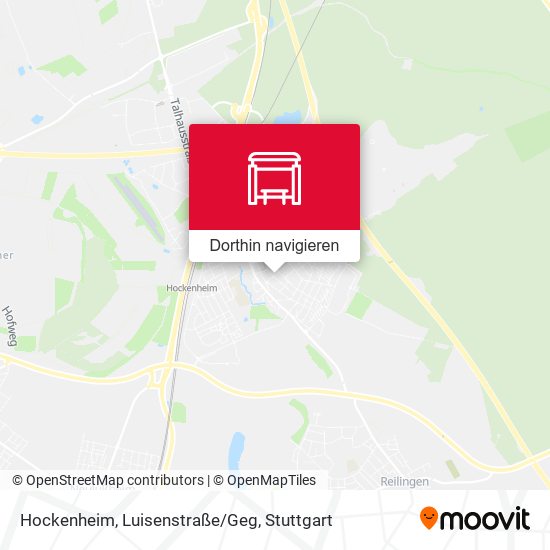 Hockenheim, Luisenstraße/Geg Karte