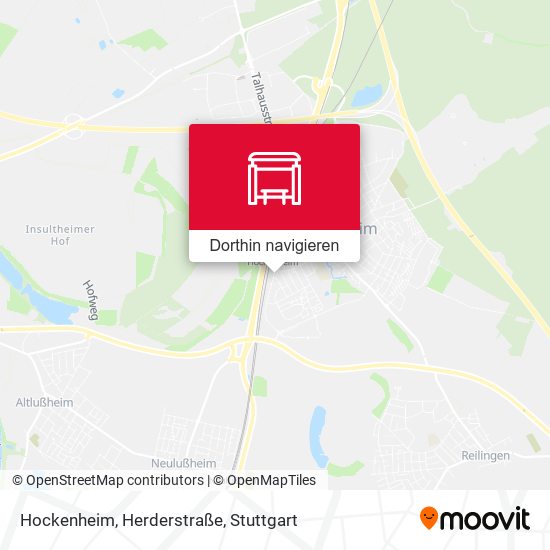 Hockenheim, Herderstraße Karte