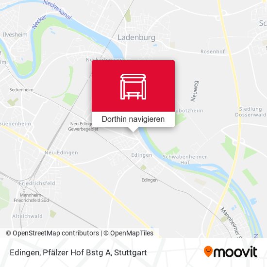 Edingen, Pfälzer Hof Bstg A Karte