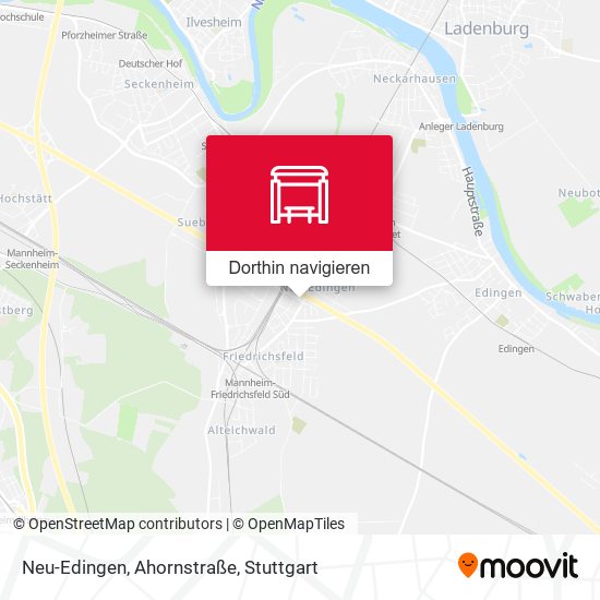 Neu-Edingen, Ahornstraße Karte