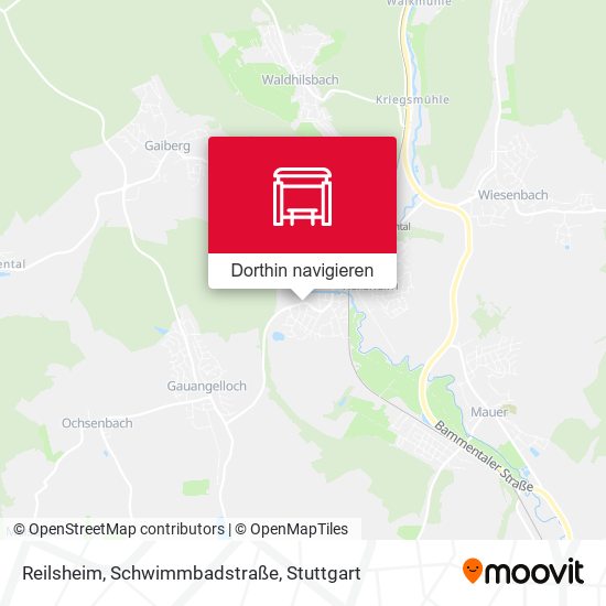 Reilsheim, Schwimmbadstraße Karte