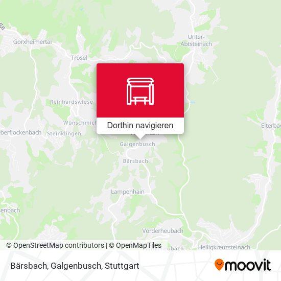 Bärsbach, Galgenbusch Karte