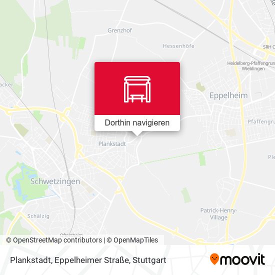 Plankstadt, Eppelheimer Straße Karte