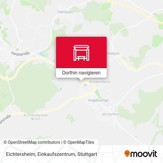 Eichtersheim, Einkaufszentrum Karte