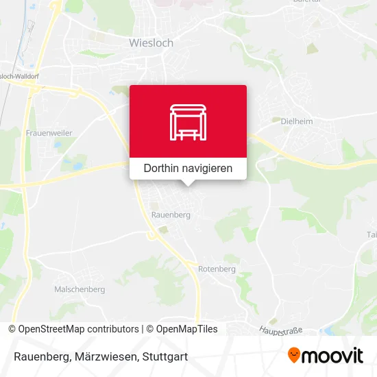 Rauenberg, Märzwiesen Karte