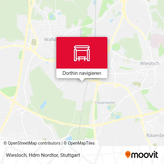 Wiesloch, Hdm Nordtor Karte