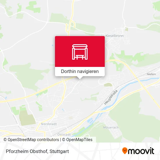 Pforzheim Obsthof Karte