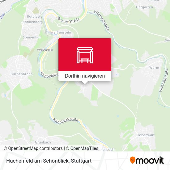 Huchenfeld am Schönblick Karte