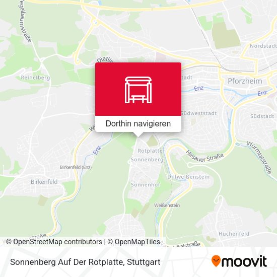 Sonnenberg Auf Der Rotplatte Karte