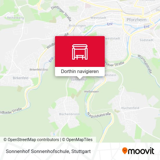 Sonnenhof Sonnenhofschule Karte