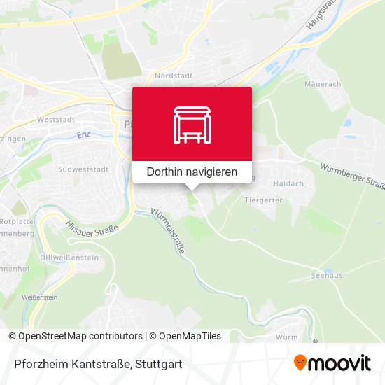 Pforzheim Kantstraße Karte